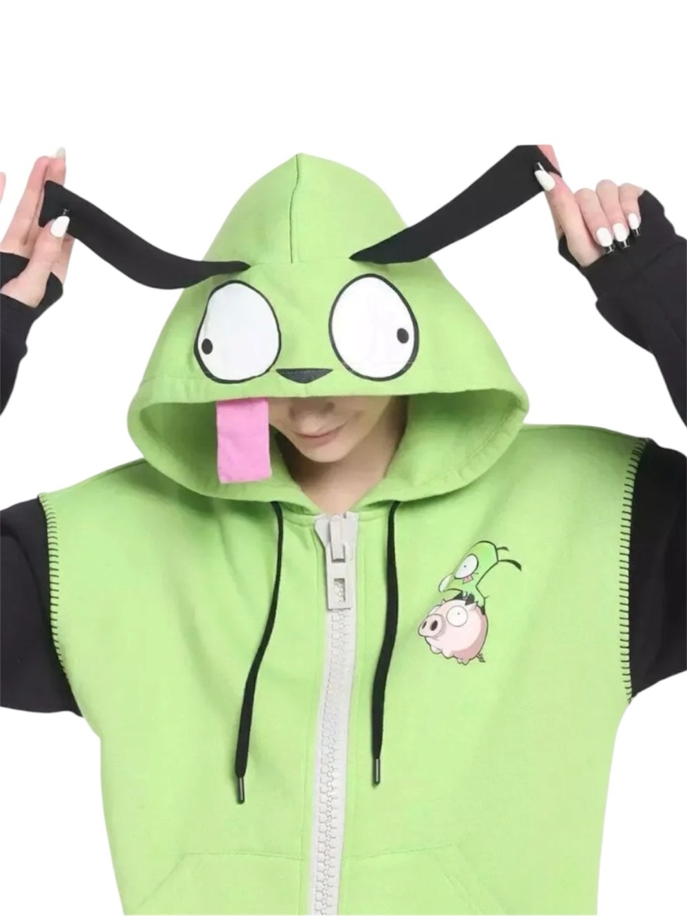 Invader Zim GIR Cosplay Girls Hoodie